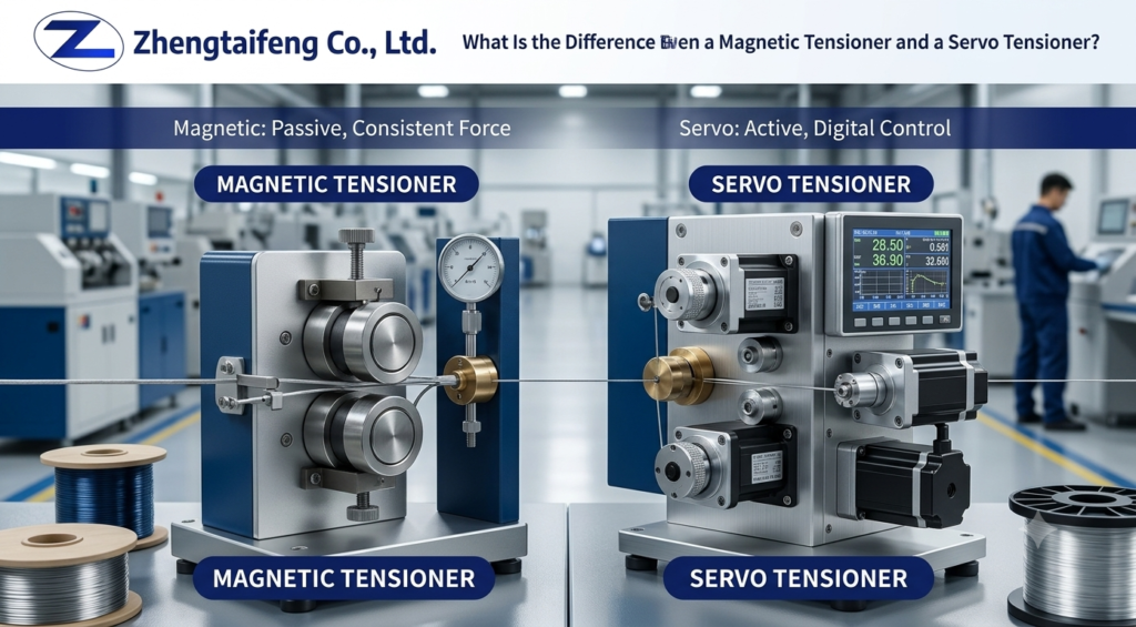 What Is the Difference Between a Magnetic Tensioner and a Servo Tensioner