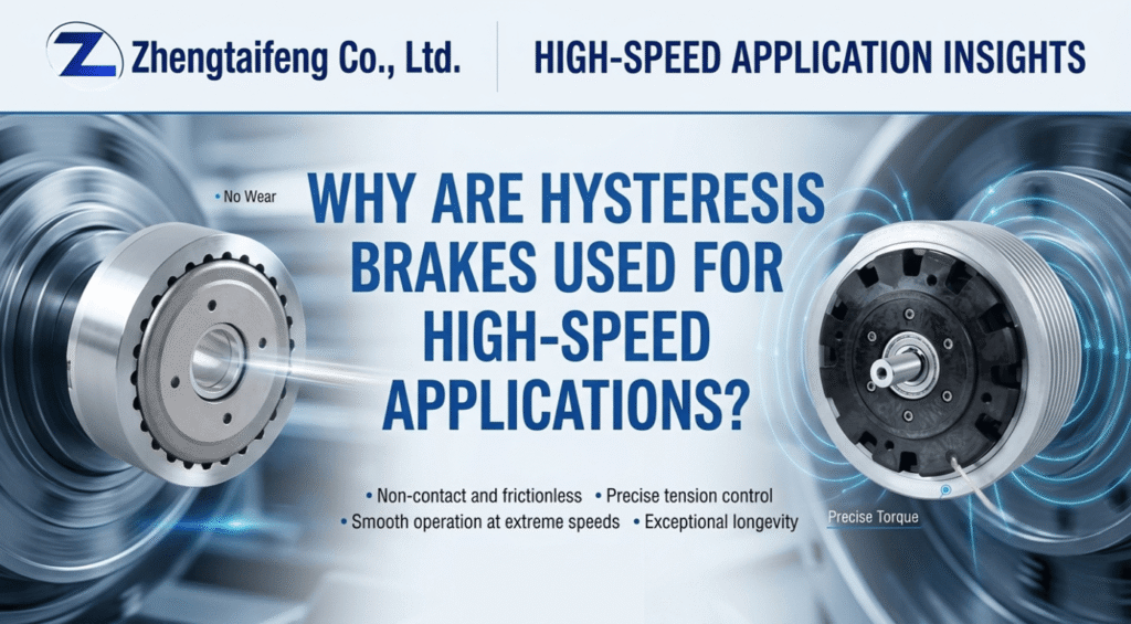 Why Are Hysteresis Brakes Used for High-Speed Applications (1)